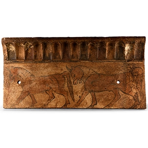 Large Etruscan Cornice Section