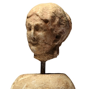 Roman Marble Head of a Lady
