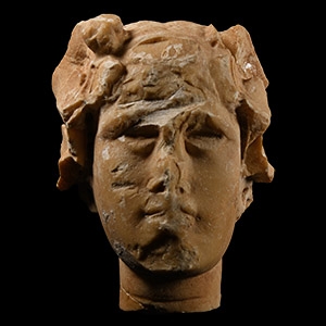 Roman Giallo Antico Head of Dionysus
