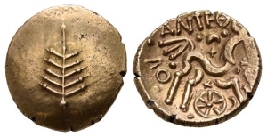 Celtic Britannia. The Dobunni, Antedios AV Stater.