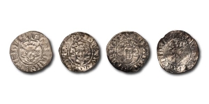 Plantagenet. Edward I & Sterling AR Long Cross Penny Group.