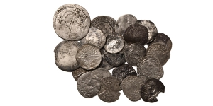 England. Medieval to Tudor Mixed AR Coin Group.