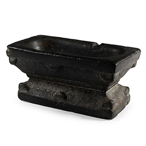 Western Asiatic Black Stone Altar Piece