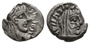 Nabataea, Rabbel II, with Gamilat, AR Drachm.