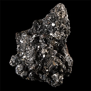 Natural History - Historic Cornwall Bournonite and Arsenopyrite or Sphalerite Mineral Specimen