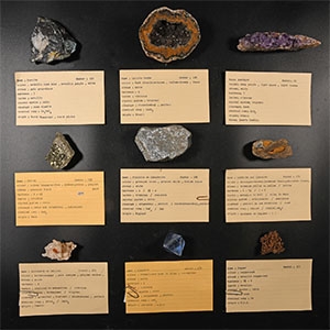 Natural History - Historic Collection of Mineral Specimens