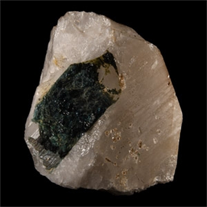 Natural History - Historic Large Tourmaline in Quartz Mineral Specimen