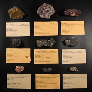 Natural History - Historic Collection of Mineral Specimens