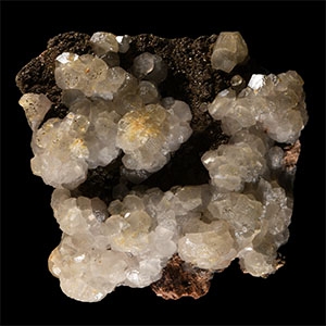 Natural History - Historic Italy Calcite on Pyrite Mineral Specimen