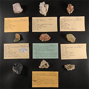 Natural History - Historic Mineral Specimen Collection