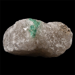 Natural History - Historic Zimbabwe Emerald in Quartz Specimen