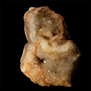 Natural History - Historic Paleleh, North Celebes, East Indies Gold Ore on Quartz Crystal Specimen