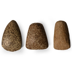Stone Age Speckled Stone Axehead Group