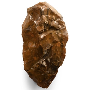 Stone Age Knapped Flint Axehead