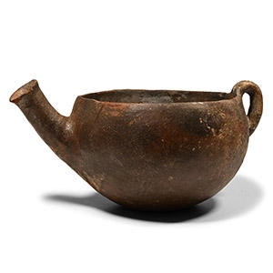 Large Cypriot Red Burnished Ware Spouted Bowl