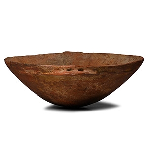 Very Large Red Burnished Ware Cooking Bowl