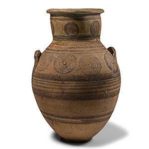 Cypriot Bichrome Ware Pottery Amphora