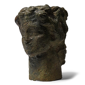Bronze Head of Dionysus and Ariadne