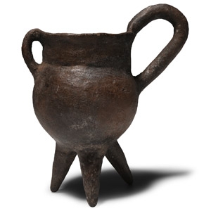 Cypriot Terracotta Tripod Jug