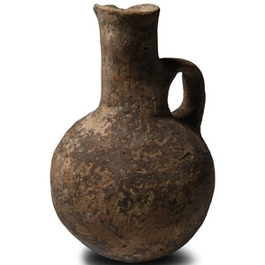 Cypriot Painted Terracotta Jug