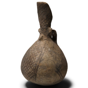 Cypriot Painted Terracotta Jug