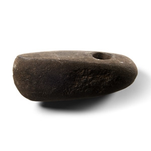Stone Age Pierced Boat-Shaped Axehead