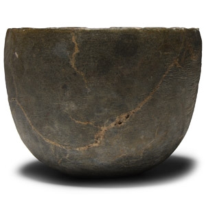 Western Asiatic Grey Stone Mortar