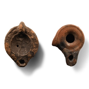 Roman Ceramic Oil Lamp Group
