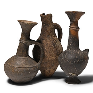 Cypriot Terracotta Flask Group