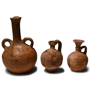 Cypriot Terracotta Flask Group