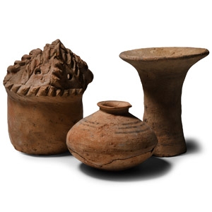 Indus Valley and Other Terracotta Vessel Group
