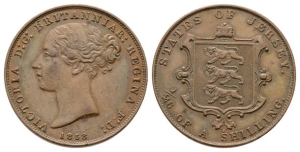 Jersey. Victoria AE 1/26th of Shilling.