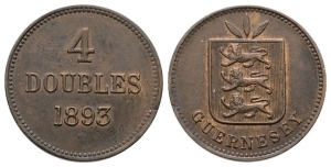 Guernsey. Victoria CU 4 Doubles.