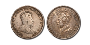 Australia. George V, Two Shillings & Florin Group.