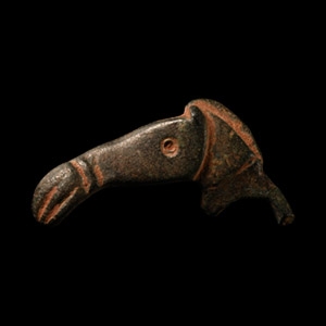 Iron Age Celtic Bronze Horse Head Finial