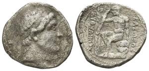 Graeco-Bactrian Kingdom, Euthydemos I Theos Megas AR Tetradrachm.