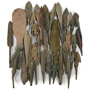 Mesopotamian Bronze Arrowhead Collection