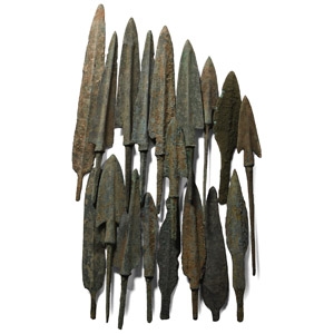 Luristan Bronze Arrowhead Collection