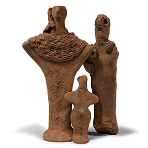 Syro-Hittite Terracotta Fertility Idol Group