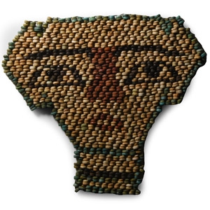 Egyptian Faience Beaded Mummy Mask
