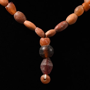 Western Asiatic Stone Bead Necklace String
