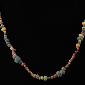 Western Asiatic Glass and Other Bead Necklace String