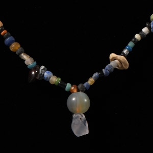 Western Asiatic Stone and Other Bead Necklace String