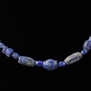 Bactrian Style Lapis Lazuli Bead Necklace String