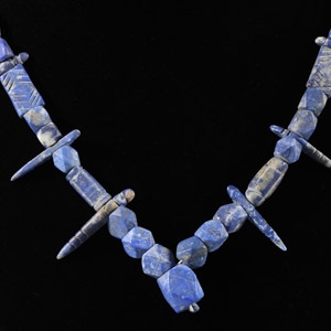Bactrian Style Lapis Lazuli Bead Necklace String