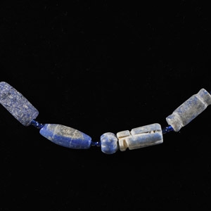 Bactrian Style Lapis Lazuli Bead Necklace String