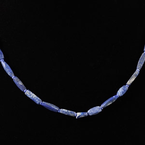 Bactrian Style Lapis Lazuli Bead Necklace String