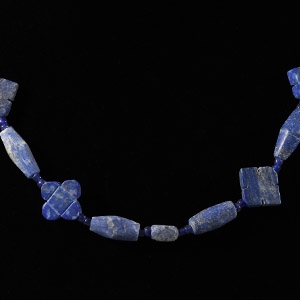 Bactrian Style Lapis Lazuli Bead Necklace String
