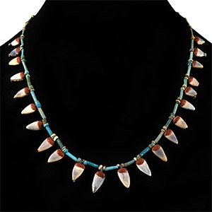 Egyptian Amarna Period Beaded Fruit Necklace