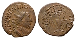 Tetricus I BI Antoninianus.